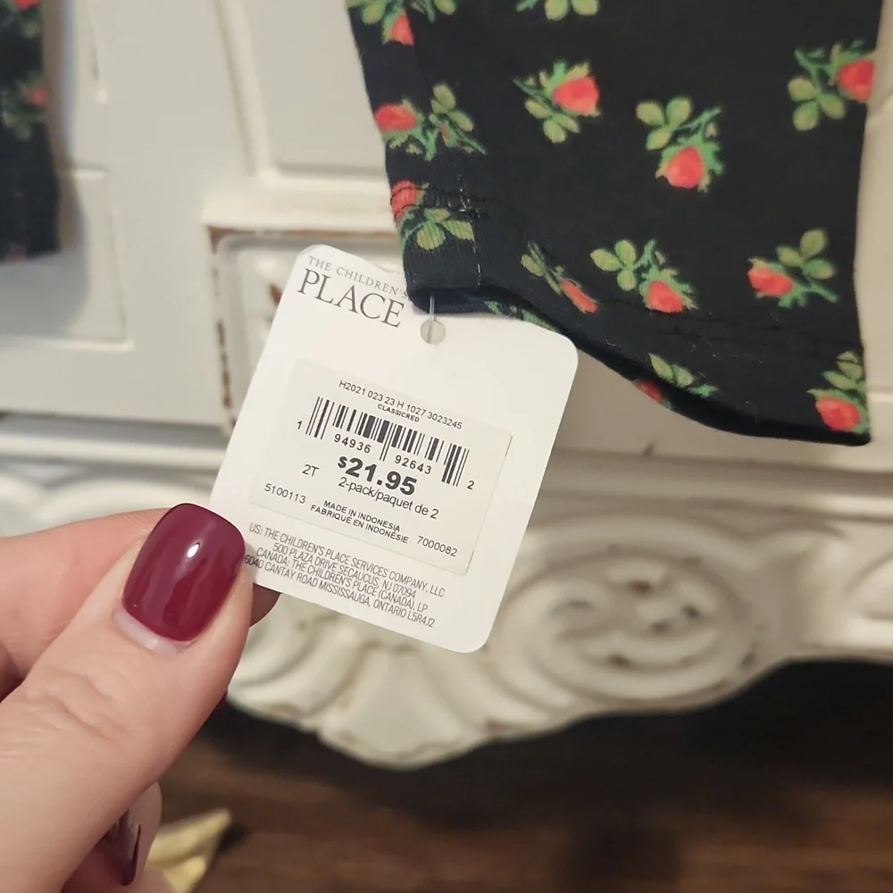NWT children's place floral leggings